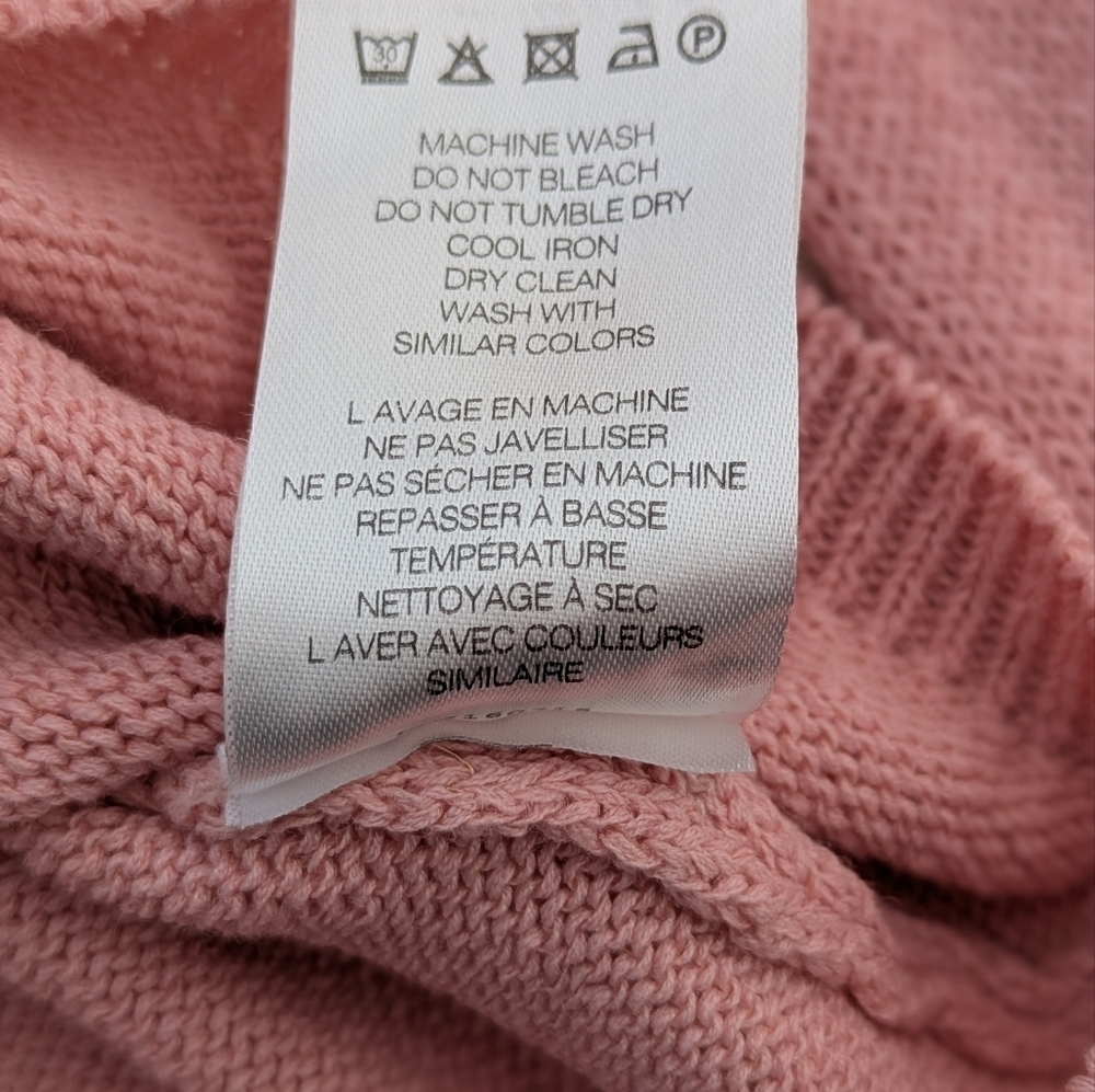 SER.O.YA | Alivia Knit Top Pale Blush Pink Size XL Retrofete Euro Chic Cropped - Picture 11 of 16